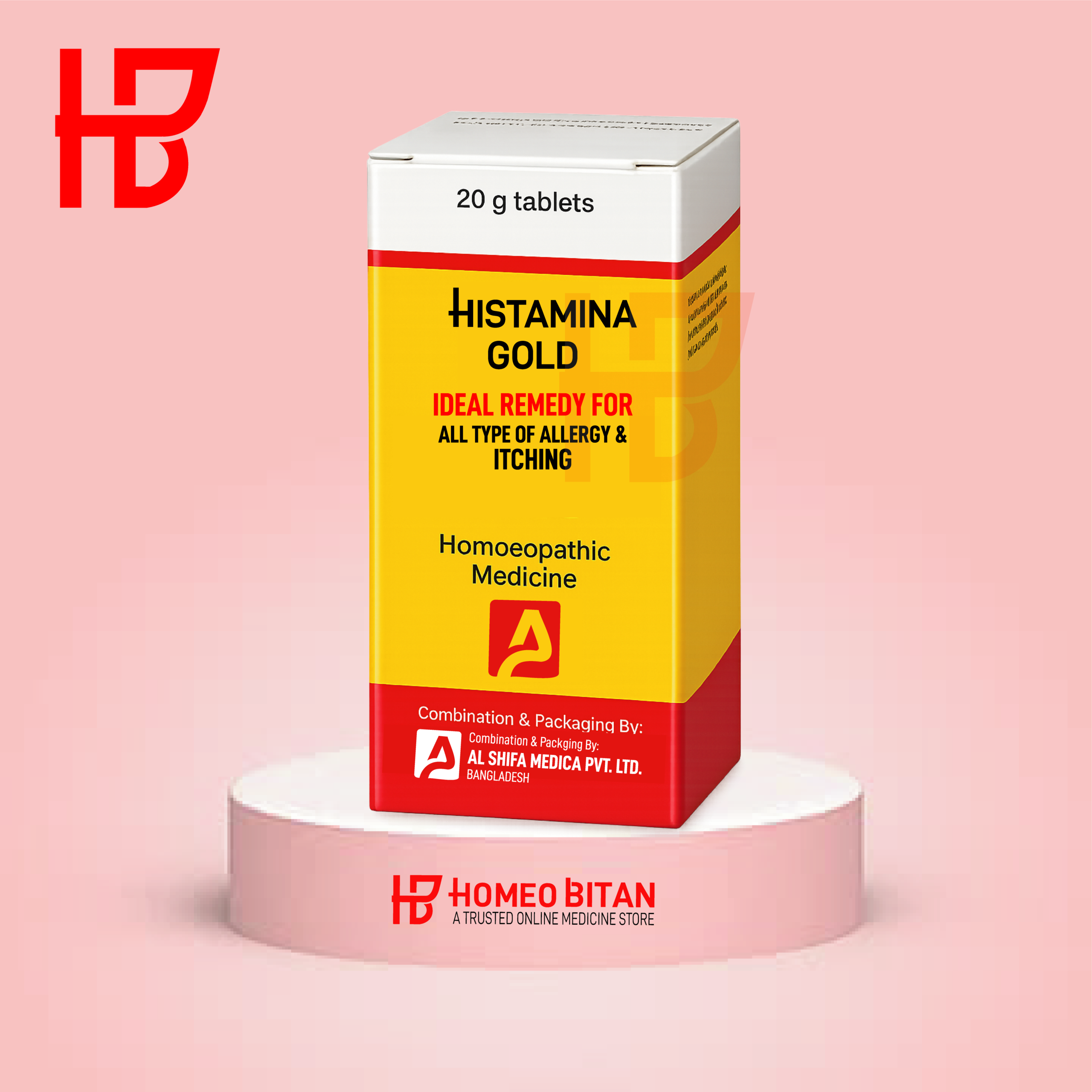 Histamina Gold চুলকানি ও এলার্জির সম্পূর্ণ ও প্রাকৃতিক সমাধান Histamina Gold চুলকানি ও এলার্জির সম্পূর্ণ ও প্রাকৃতিক সমাধান