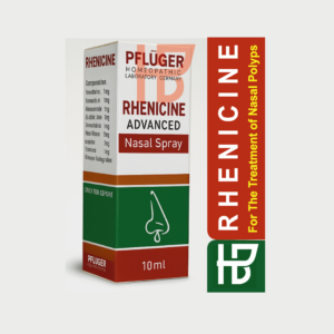 Rhenicine nasal spray for nasal polyps treatment and nasal blockage relief